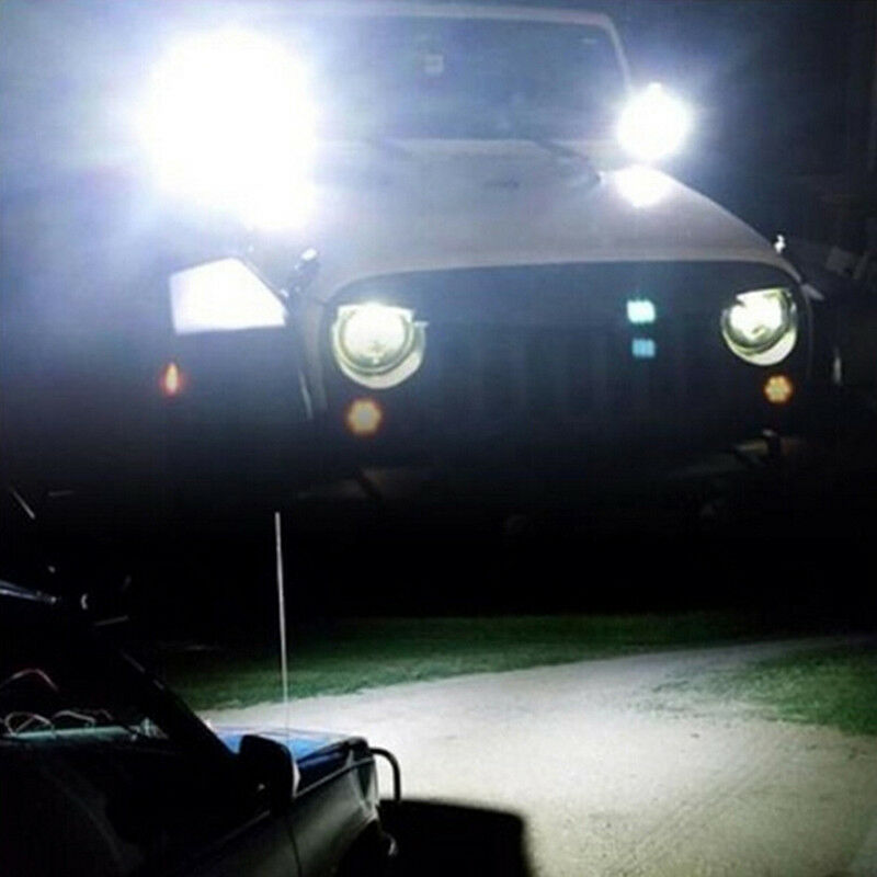 4"   Row 60W 20LED Work Lights Bar Driving Fog Flood Spot for Truck ATV IO S Ek