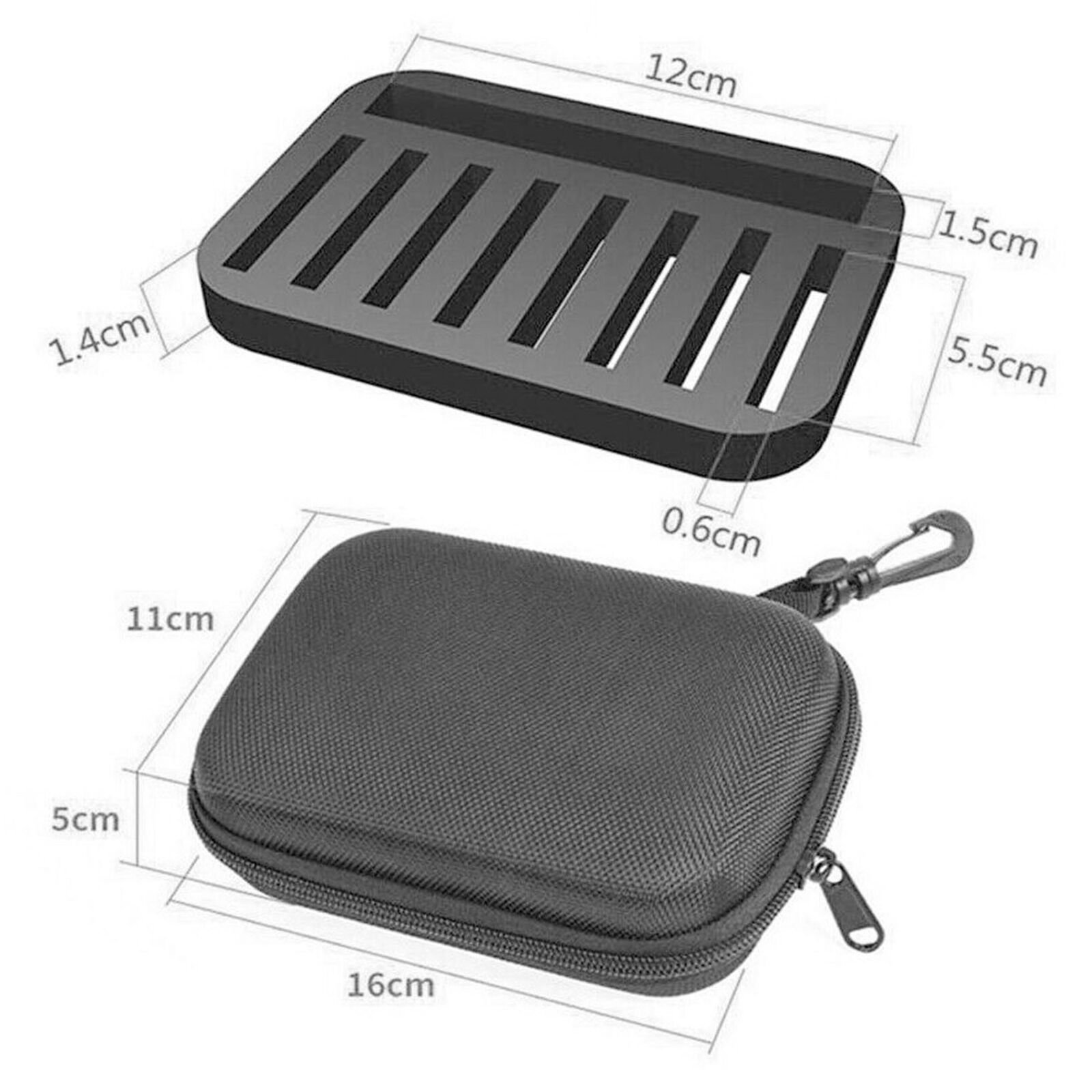 1PC Fishing Lures Tackle Spinners Plugs Soft Bait Pike Trout Salmon Box Bag Case