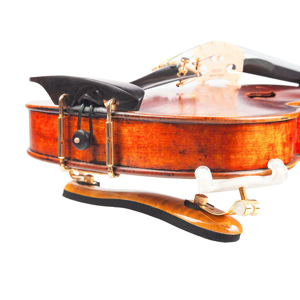 Adjustable Maple Wood Violin Shoulder Pad Rest for Size 4/4 3/4 Violins