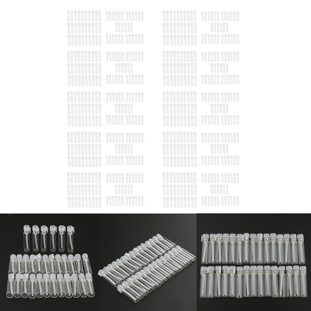 600X Mini Empty Perfume Trial Bottle Sample Vials Essential Oil Jar Cannings