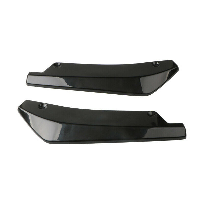 Universal Rear lip Bumper Spoiler Canards Diffuser Car Side Fin Scratch Protect