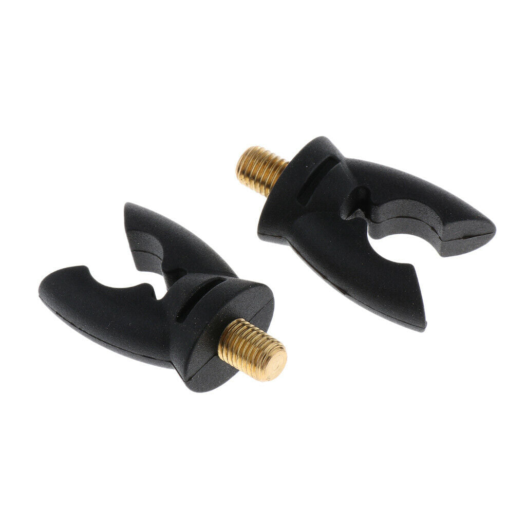 Pack of 2 Fishing Rod Rest U-Head Rod Grips Rest Carp Fits All Rod Pod