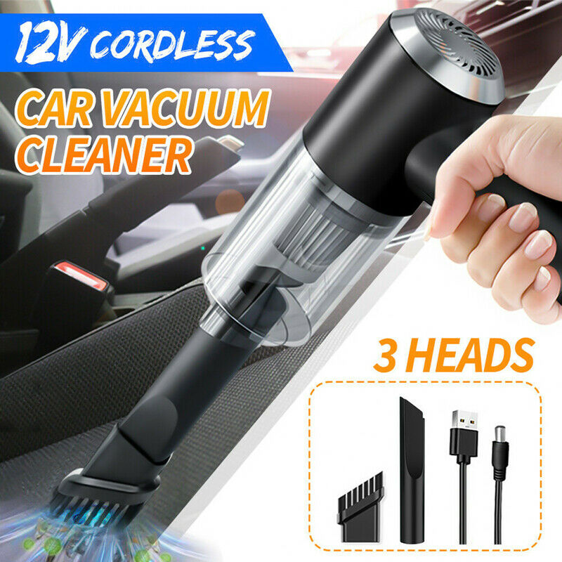 120W 5500Pa Cordless Handheld Vacuum Dust Cleaner Rechargeable Car Home Mini