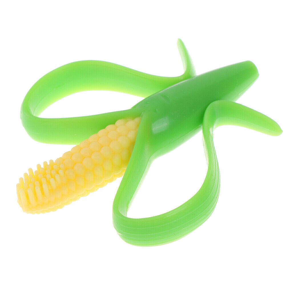 Baby Silicone Teether Training Toothbrush Corn Teething Chew for Infant Chewi Tt