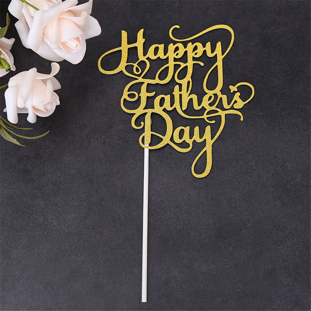 Happy Father's Day Cake Flags For Thanksgiving Day Father Birthday Party D.l8