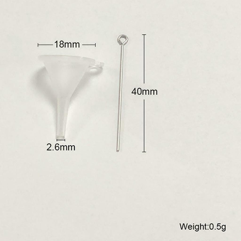 2pcs Tiny Mini Funnel Kit For Filling Cremation Jewelry Urns and Keepsakes