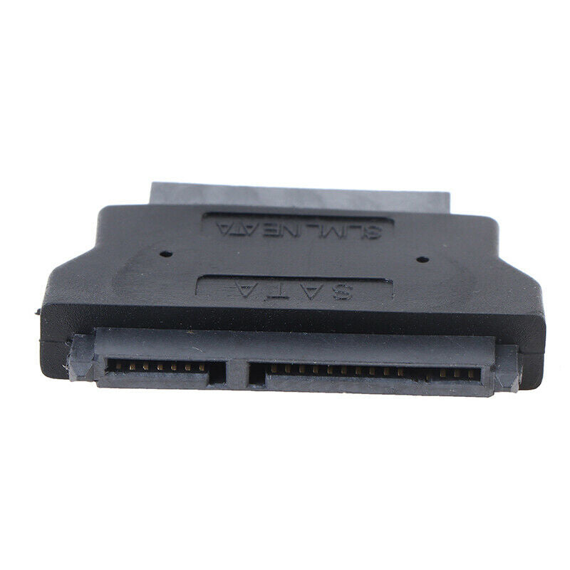 SATA 22Pin to 13Pin Slimline SATA  Adapter 7+15 Serial Female to 7+6 Ma.l8
