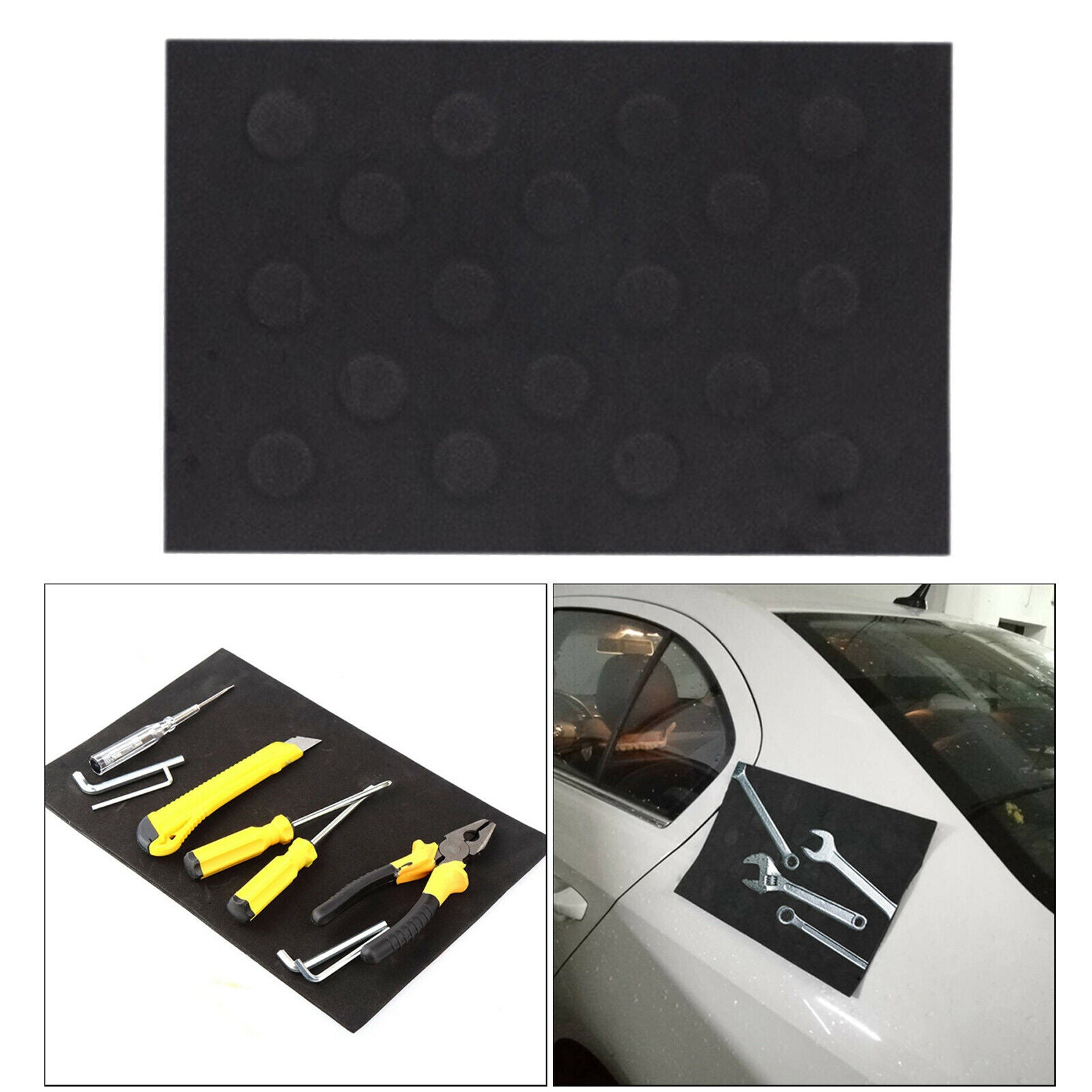 Car Repair Accessories Magnetic Pad Holds Repair Tool Storage Mat Organizer