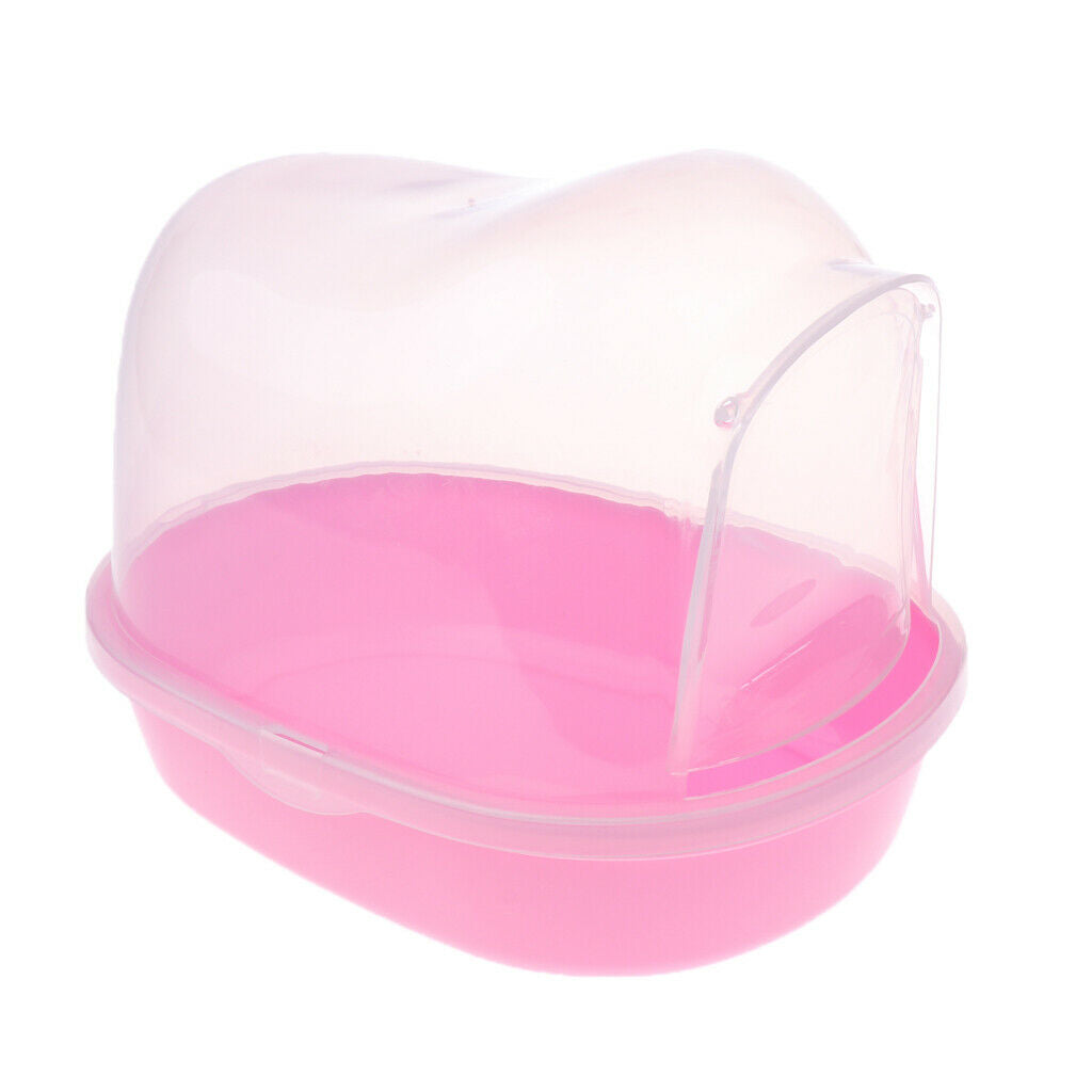 Small Bathroom for Pets Accessories Plastic Swimming Bath Sand for Chinchilla