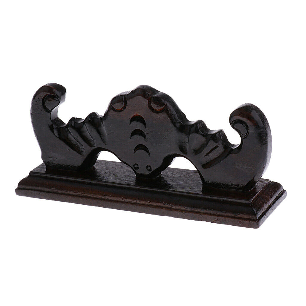 Chinese Traditional Brush Rack Brush Pen Holder Natural Wood Brush Penholder