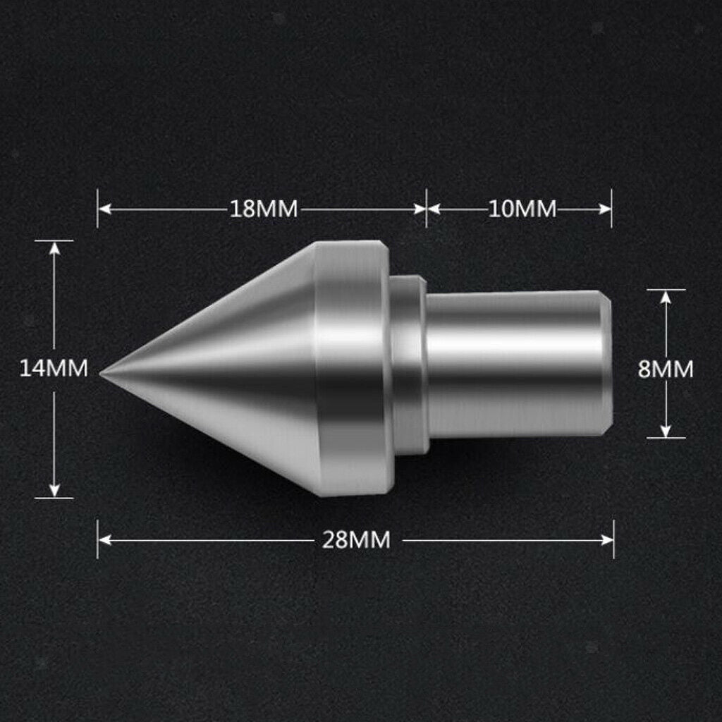 1x Stainless Steel Rotation Thimble Tailstock Center Wood Turning Tools
