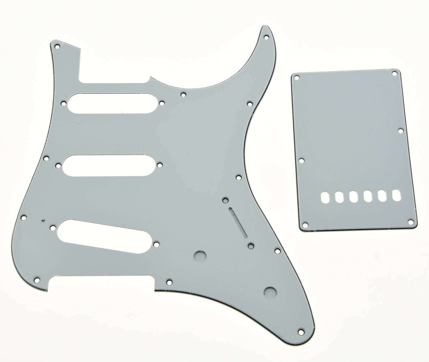 Guitar SSS Pickguard and Trem Cover fits Yamaha PACIFICA White 3 Ply