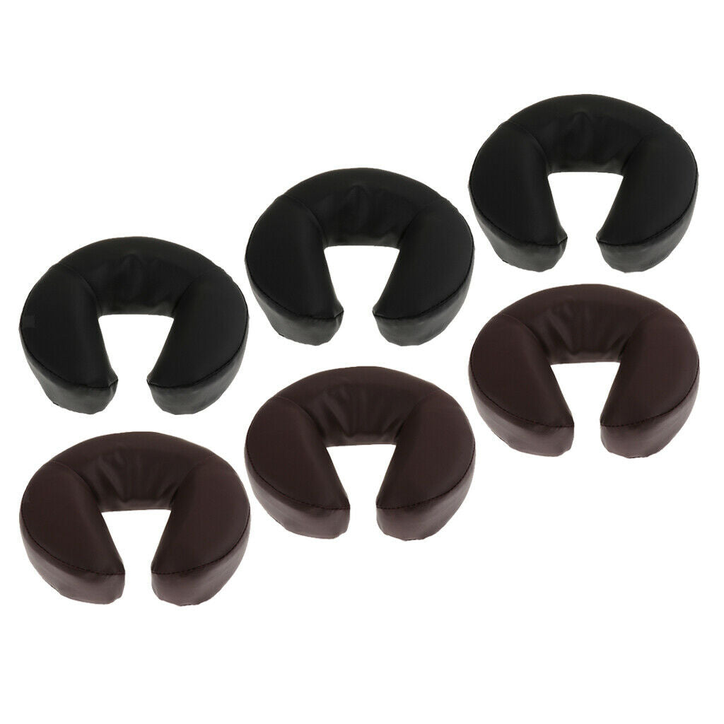 6 Pieces U Shaped Beauty Massage Acupuncture Pillow Face Down Cradle Cushion