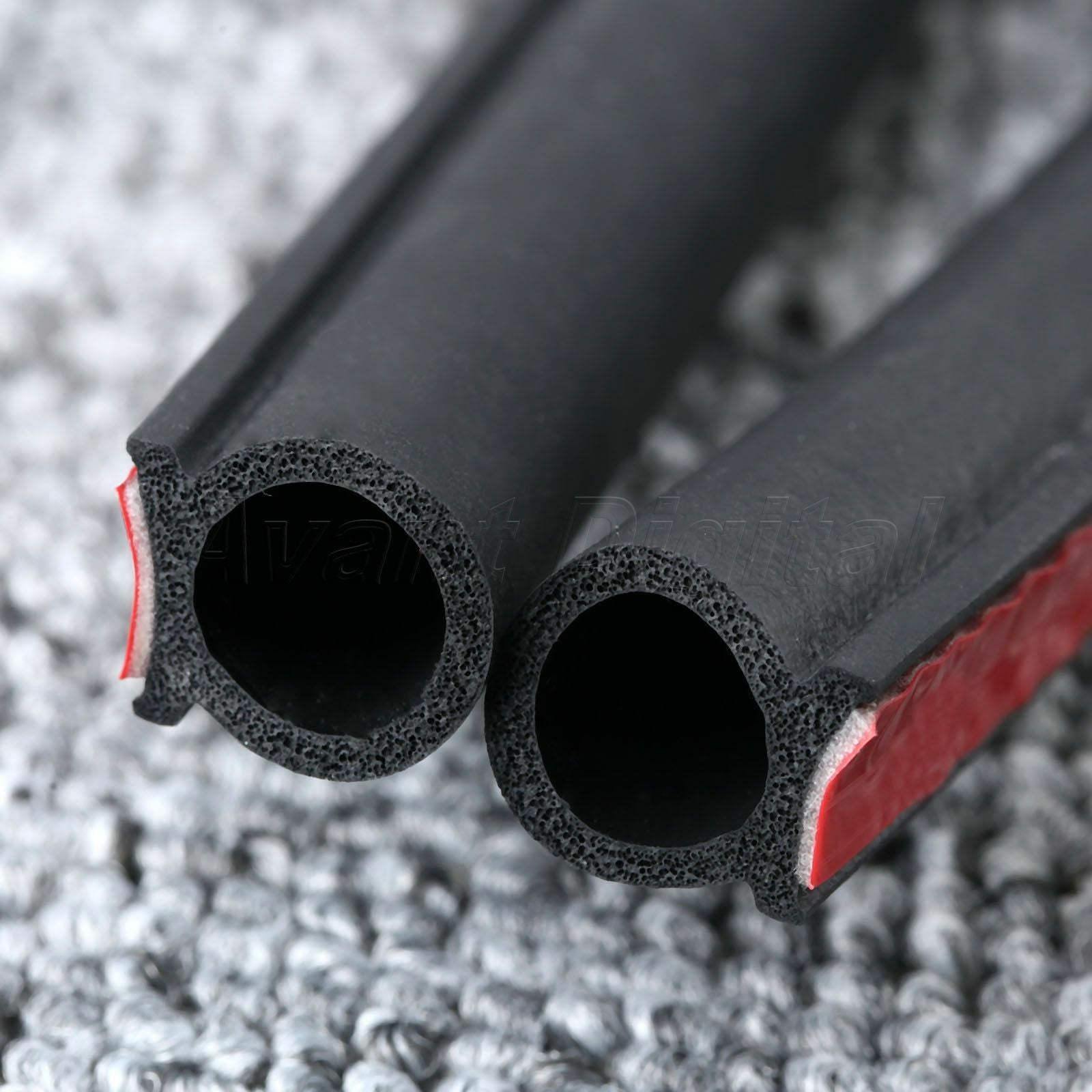 Weatherstrip Big D-shape Hollow Strip Universal Car Door Rubber Weather Seal 8M