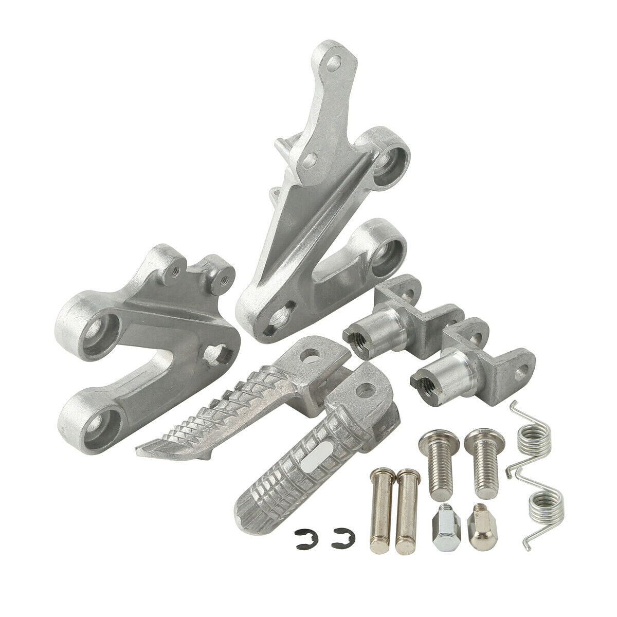 Front Rider Foot Pegs Footrest Bracket Fit For Suzuki GSXR1000 2003-2004