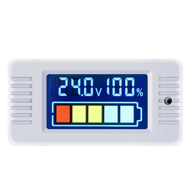 0-100V PZEM-023 Color LCD Panel Digital Voltmeter Electric Battery Detector New