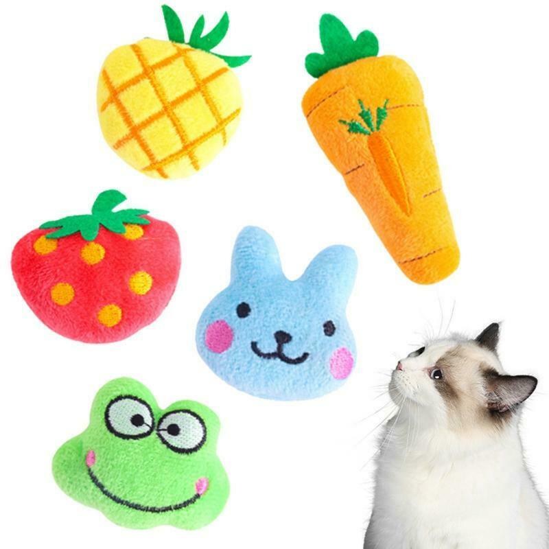 Catnip Filled Toys for Cat Exercise Cats Toys Fun Plush Kitten Entertaining Toys