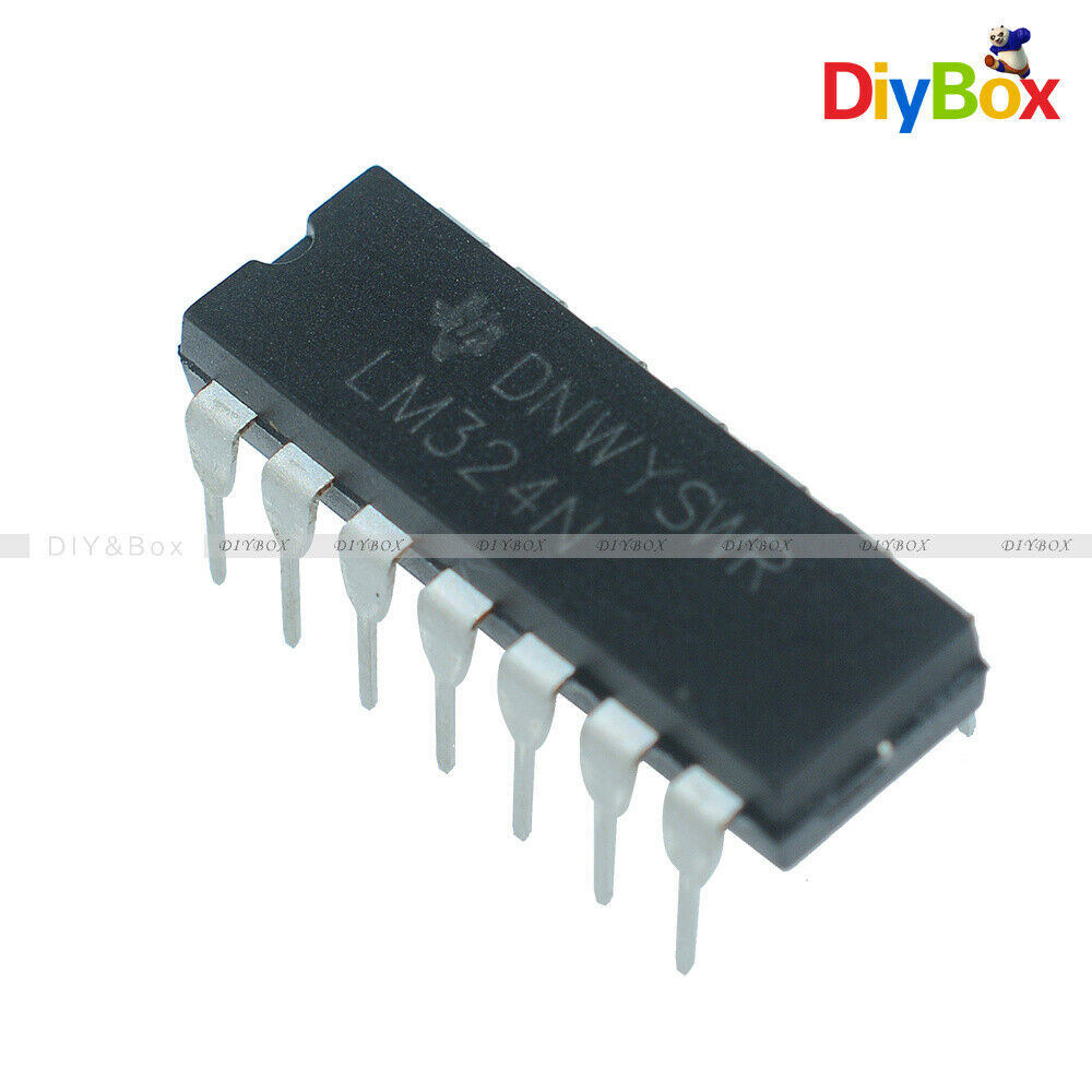 20pcs LM324N LM324 DIP-14 TI Low Power Quad Op-Amp IC LM324N