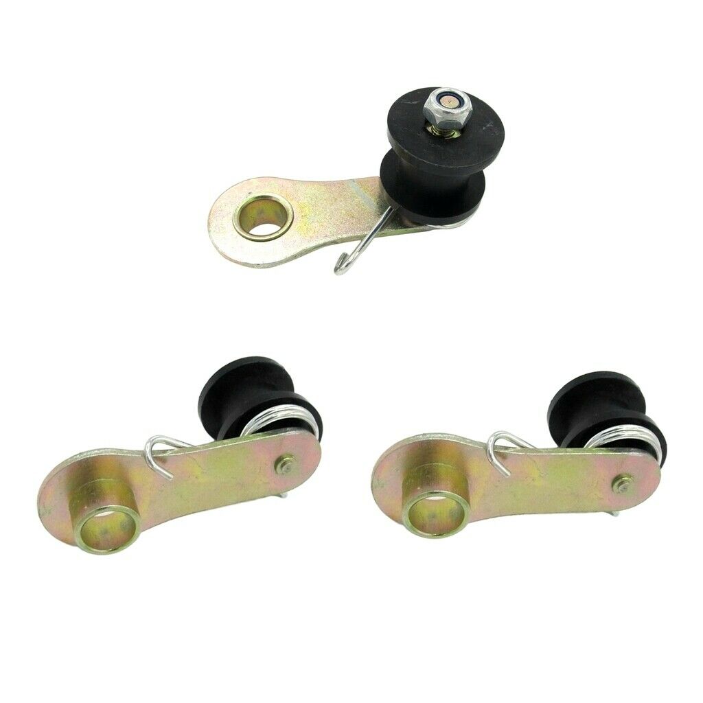3pcs Heavy Duty Chain Tensioner Roller w/ Spring for Quad Dirt Bike Moto ATV