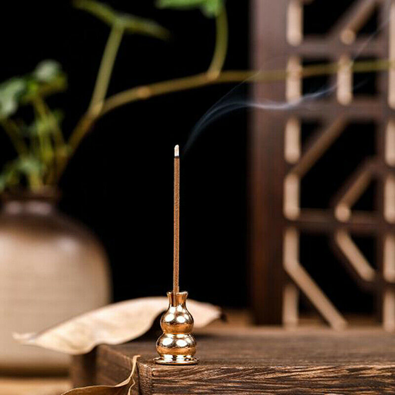 1Pcs Portable Copper Incense Holder Can Be Fixed Incense Sticks Hold.l8
