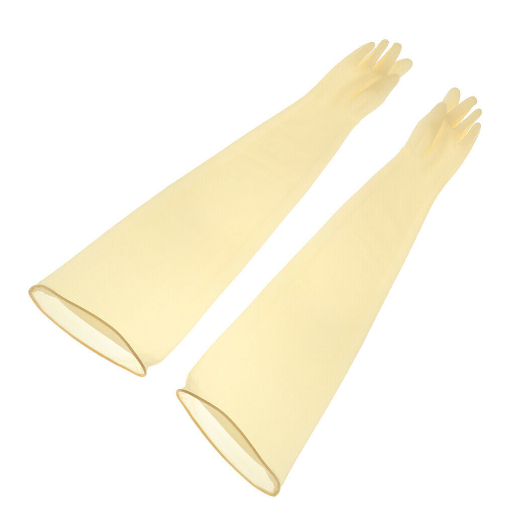 75cm Chemical Houseware Gardening Fishing Kitchen Work Safety Rubber Gloves