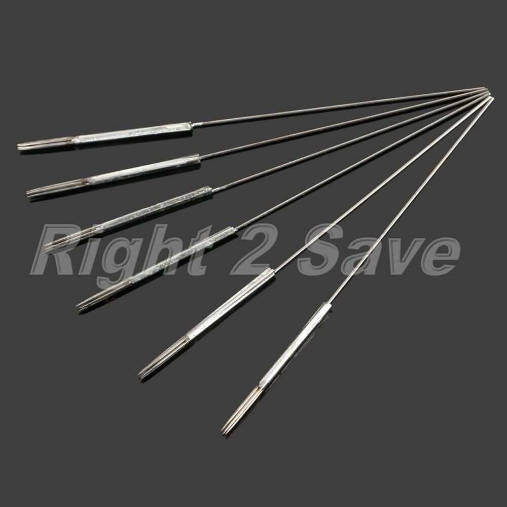 50pcs 5R Eyebrow Tattoo Needles Permanent Makeup Medical Grade Stainless Steel