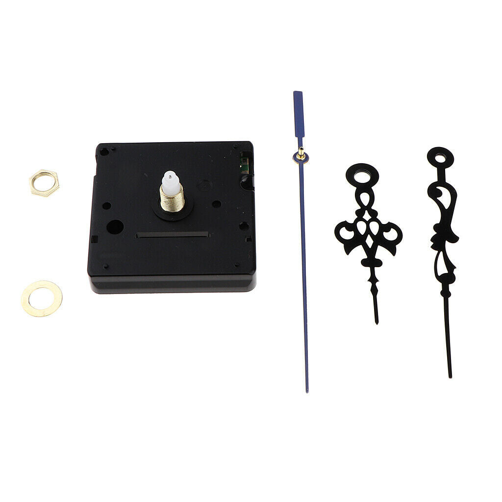 Plastic Quartz Wall Clock Movement Mechanism Motor Long Hand For 12  Dials