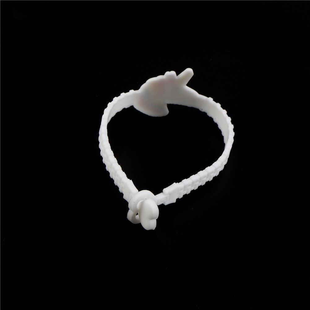 10pcs rubber bangle bracelet birthday party for kids wristband decor BDDD