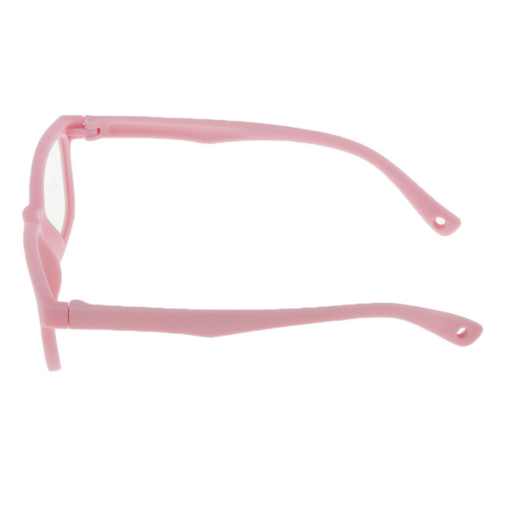 2Pcs Kids Stylish Eyeglasses Anti Blue Light Silicone Frame UV400 Eyewear