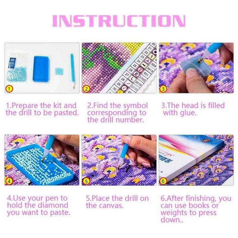 Plastic Drawing Diamond Supplies Art Practice Early Educational Tool