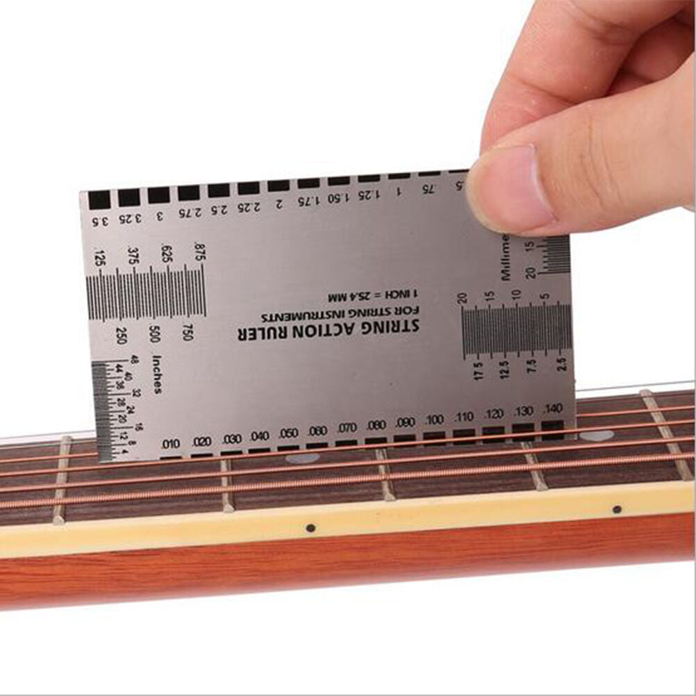 String Act Gauge Rulers Guide Setup Guitar Bass Electric Measuring Luthier.l8