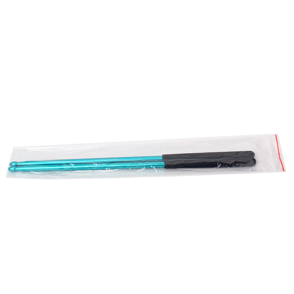 Pack of 2 5A Drum Set Mallets Rods Drumstic Great Balance 405mm Blue