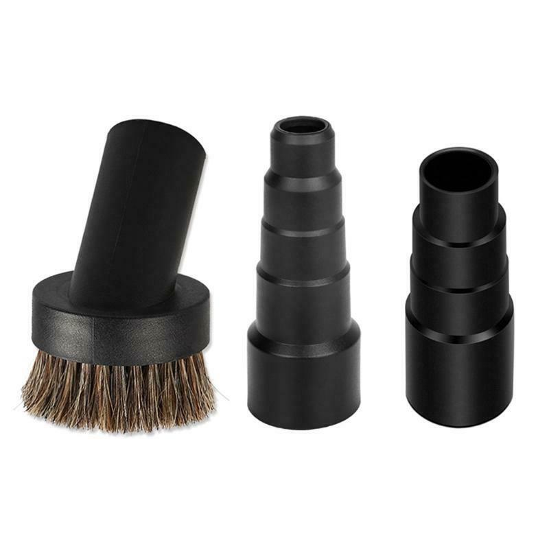 Vacuum Attachment Adapter, Vacuum Hose Adapter Hose Connector with Round Brush
