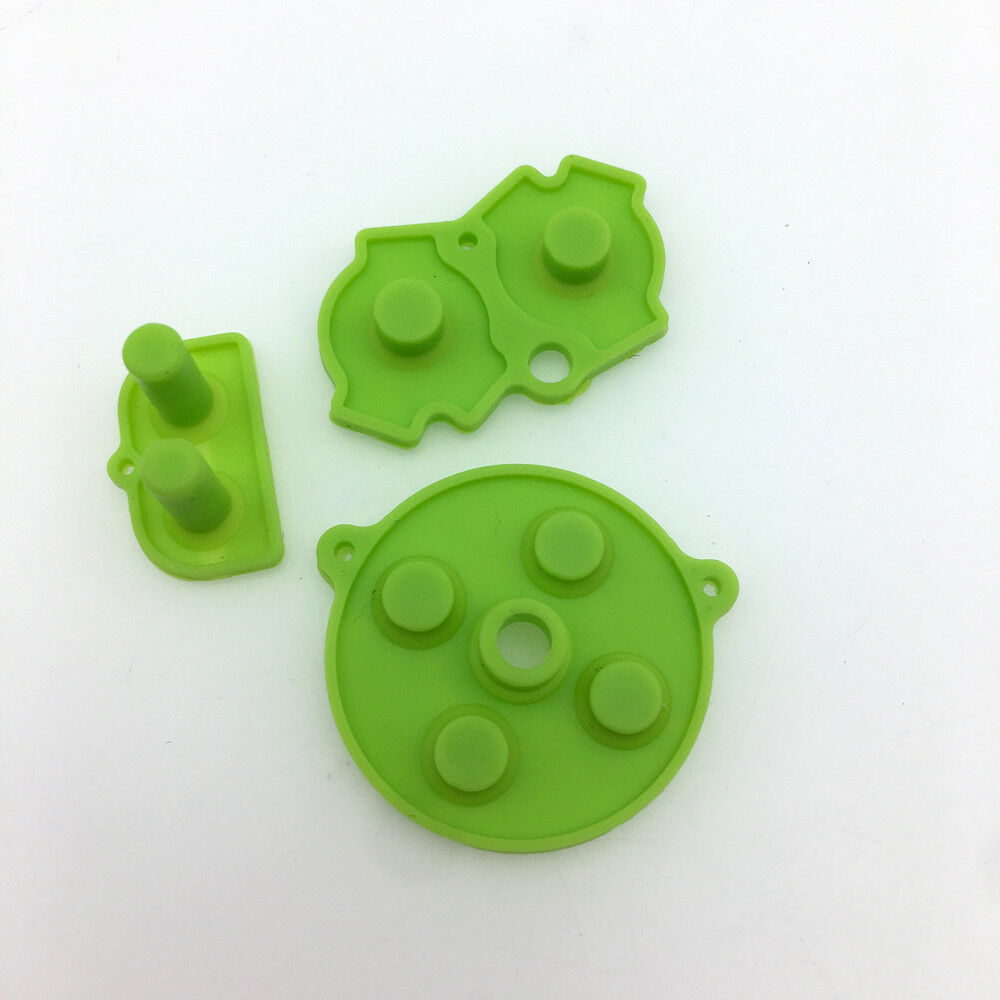 1 Set Green Conductive Silicone button pads For Nintendo Game Boy Advance GBA