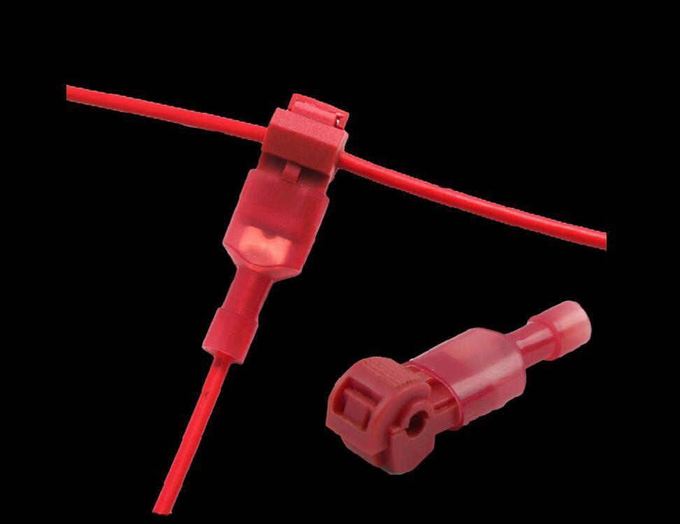 10 Quick Splice lock Wire Terminals Connectors Electrical Crimp Cable Sna.l8