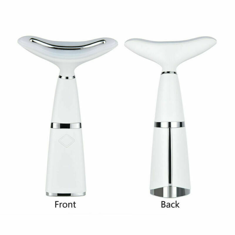 LED Photon Therapy Neck Face Lifting Massager Remove Double Chin Skin Tighten US