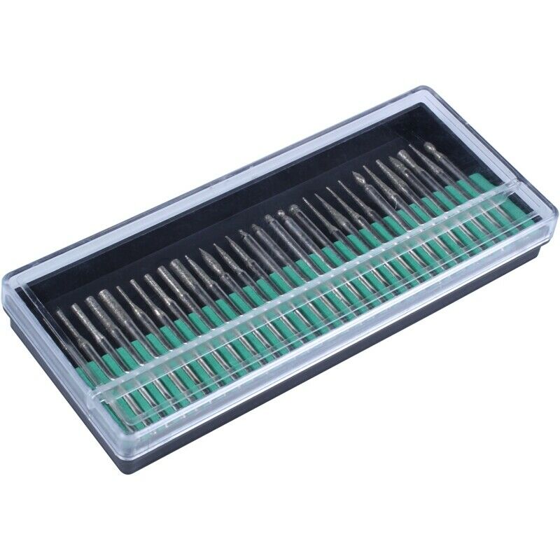 For  Accessories Rotary Tools 30Pcs Diamond Burs 12Pcs Diamond Saw Blades MiniE7