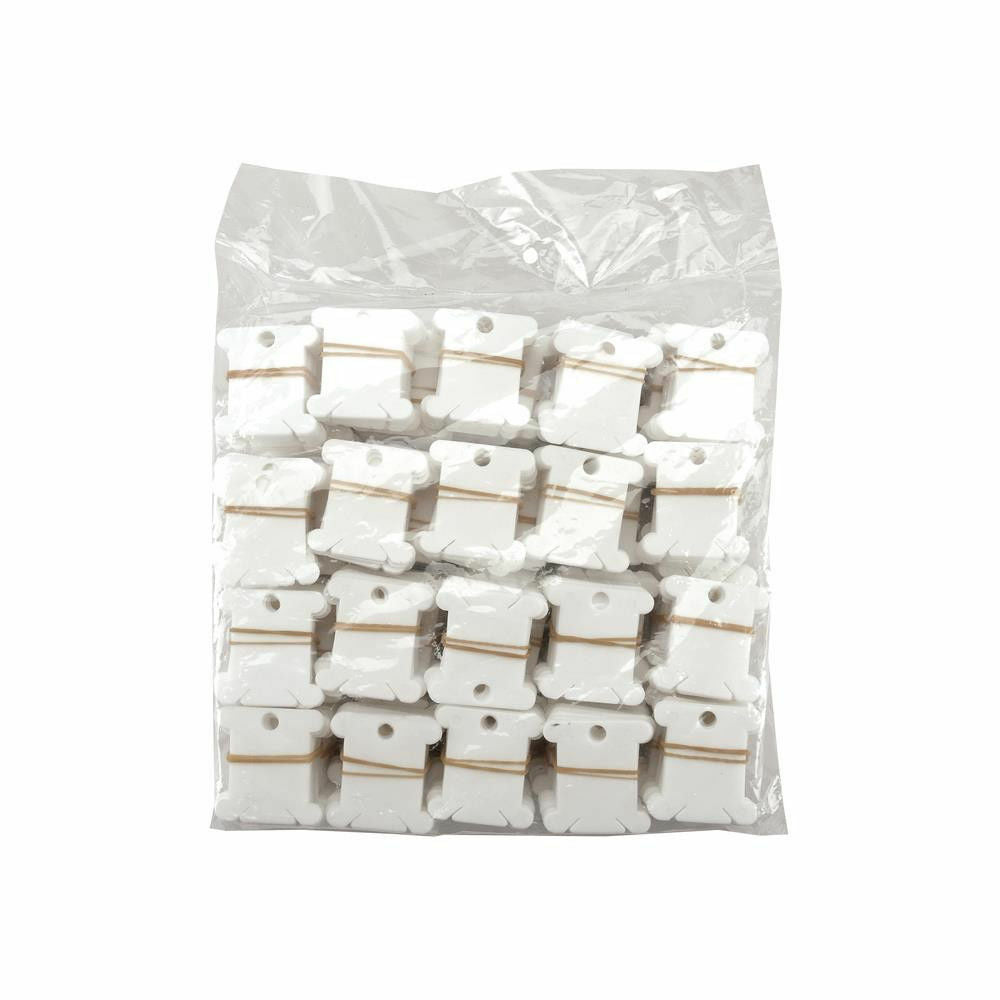 Plastic Embroidery Floss&Craft Thread Bobbins for Storage Holder Bulk 50PACK