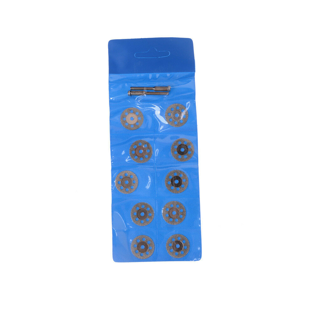 10PCS 20mm Diamond Cutting Metal Grinding Wheel Disc for Drill Rotary Tool.l8