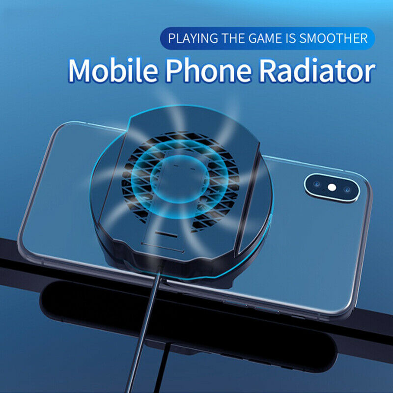 Universal Phone Cooler Adjustable Portable Fan Holder Heat Si.l8