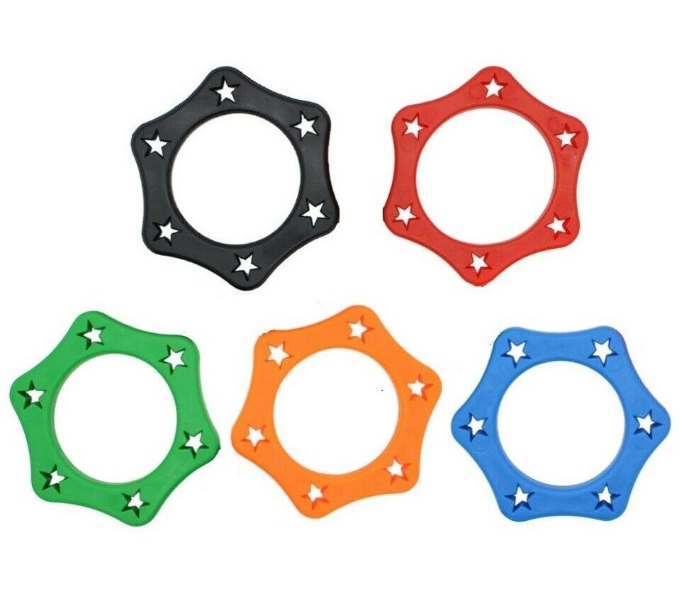 5 Pack Anti-rolling Wireless Microphone Protection Silicone Ring for Shure SM58