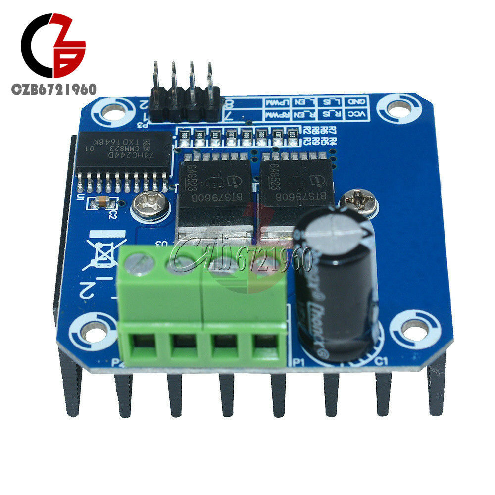 DC 43A Double BTS7960B Stepper Motor Driver H-Bridge PWM for Arduino Smart Car