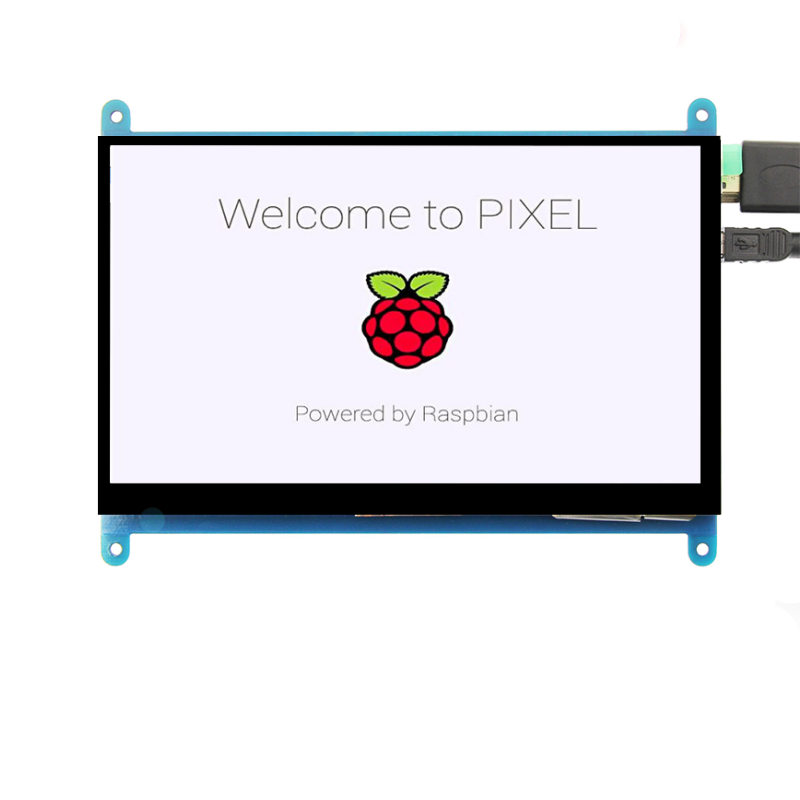 7" Capacitive Touch Screen IPS LCD Display 1024x600 HDMI For Raspberry Pi 4 3B+