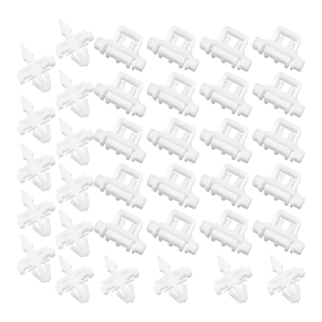 70x White Door Quarter Panel Moulding Trim Clips fit for Benz fr W190 W201 W124