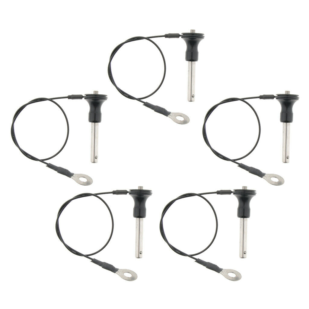5Pcs Ball Lock Pins Push Button Ball Lock Pin Stainless Steel Ball Lock 35mm