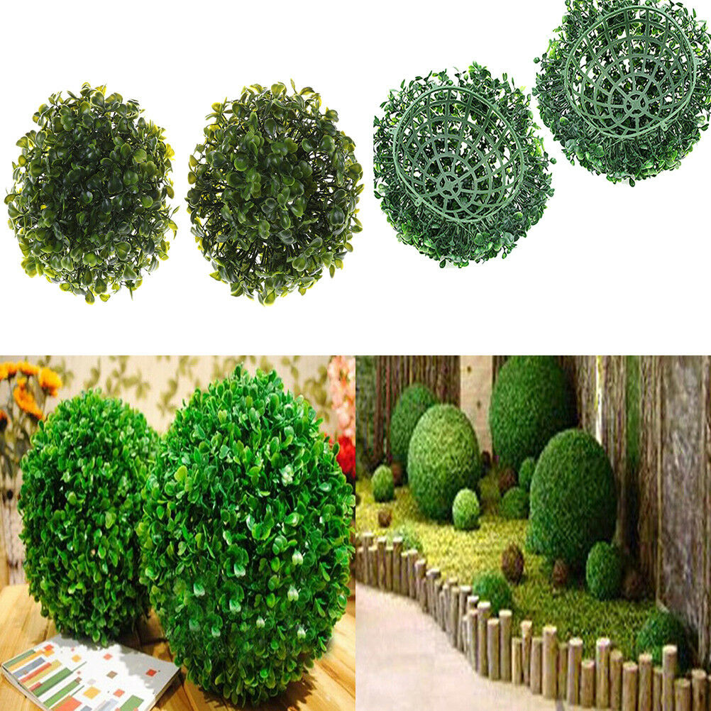 15CM Artificial Plant Ball Topiary Tree Boxwood Home Outdoor Wedding Deco.l8