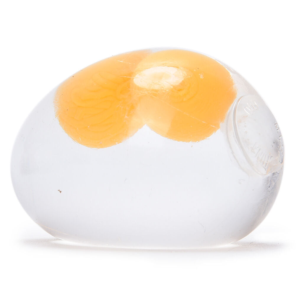 Double Yellow Egg Vent Ball Squeezing Stress Relief Water Venting Kids Toy_DEAU