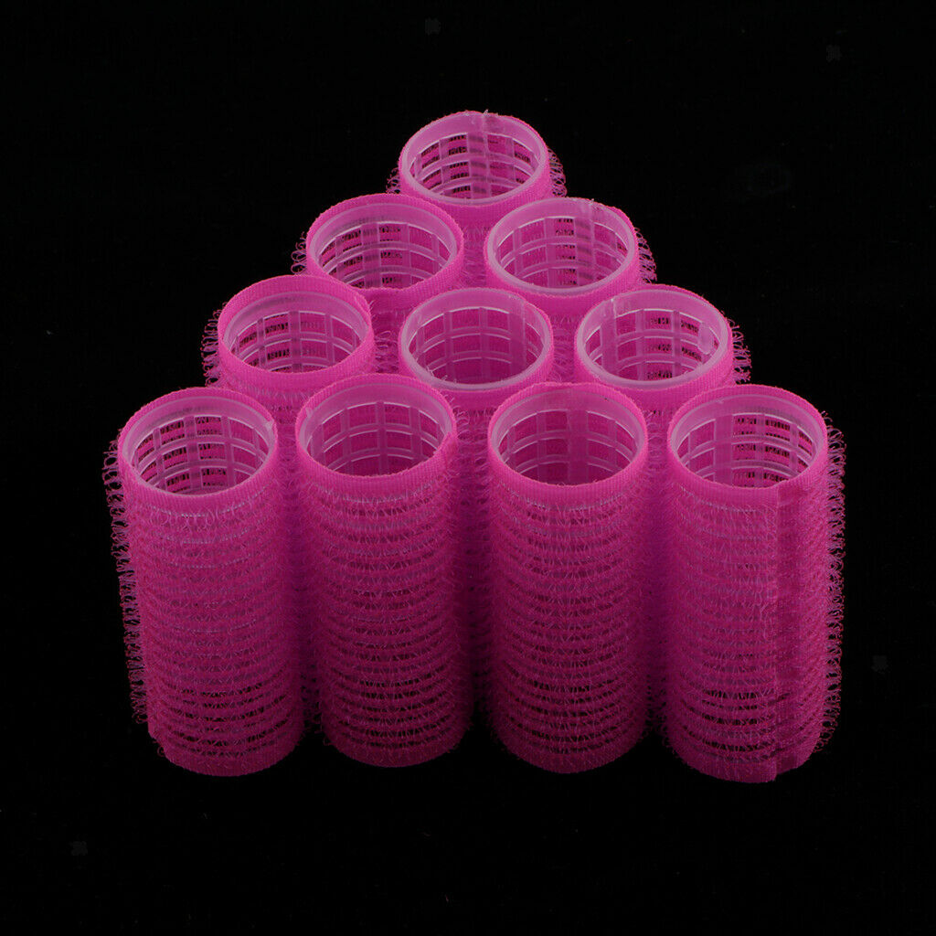 30x Plastic Hair Roller Curling Curls Bangs Roller Hairdressing Curlers