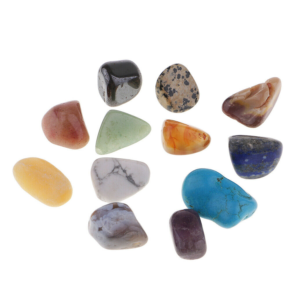 15x Crystal Gemstones for Terrarium Fish Tank Plant Potting Glass Container