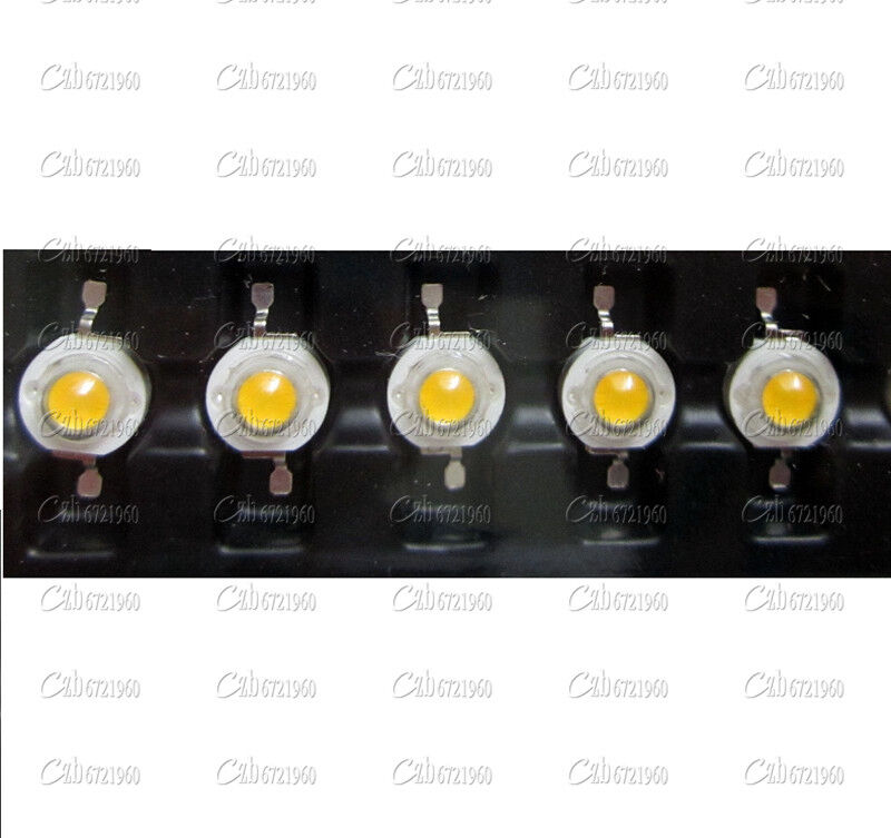 10PCS 3W Led Chip High Power LED Beads Warm White 200LM